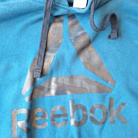 Reebok Hoodie w/Camo Logo Mens XL - Picture 2 of 8